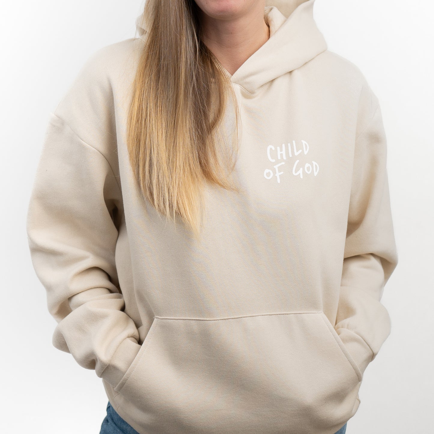 CHILD OF GOD ASL HOODIE (POCKET + BACK)