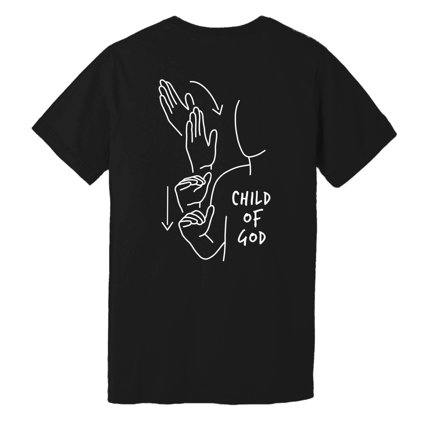 CHILD OF GOD ASL T-SHIRT (POCKET + BACK)