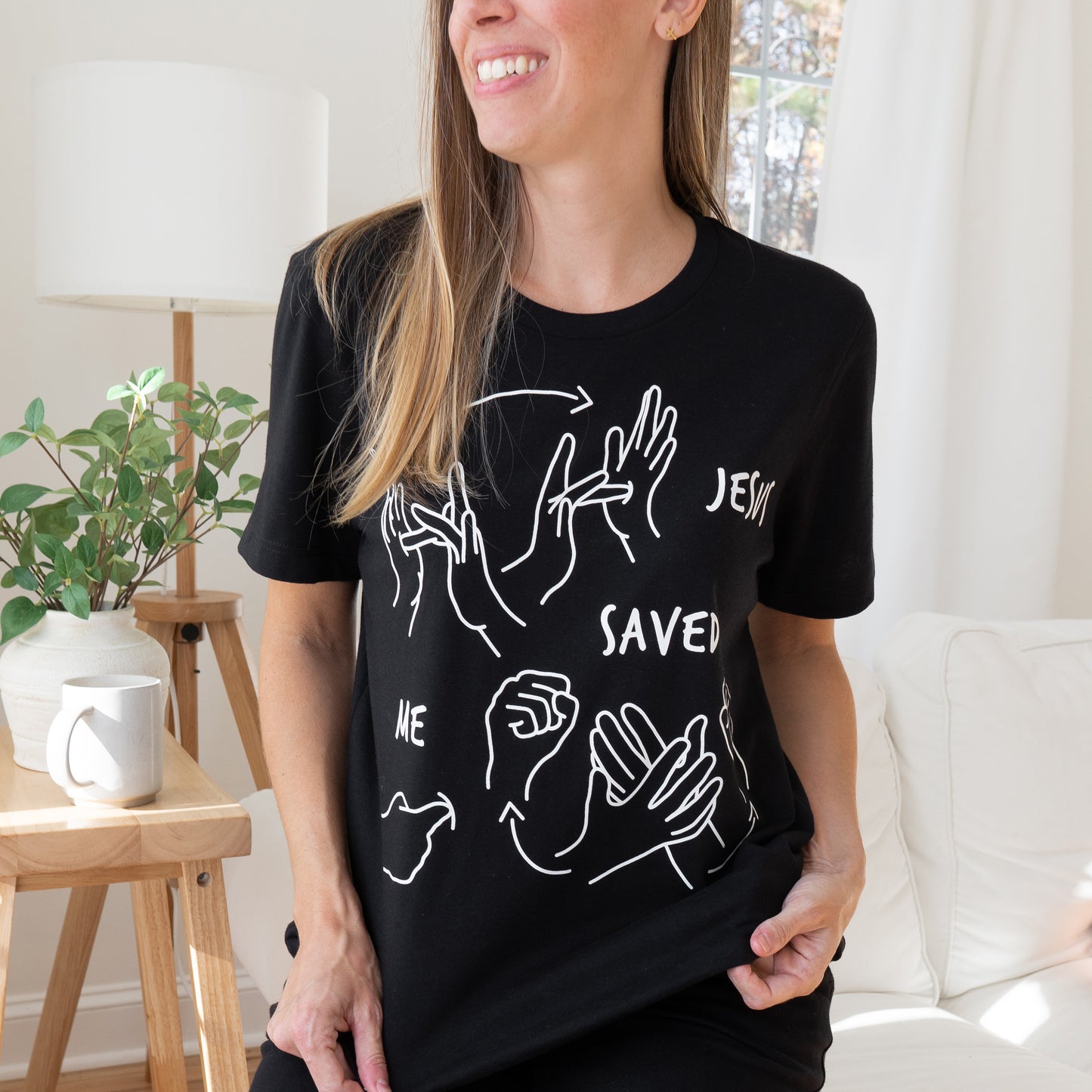 JESUS SAVED ME ASL T-SHIRT