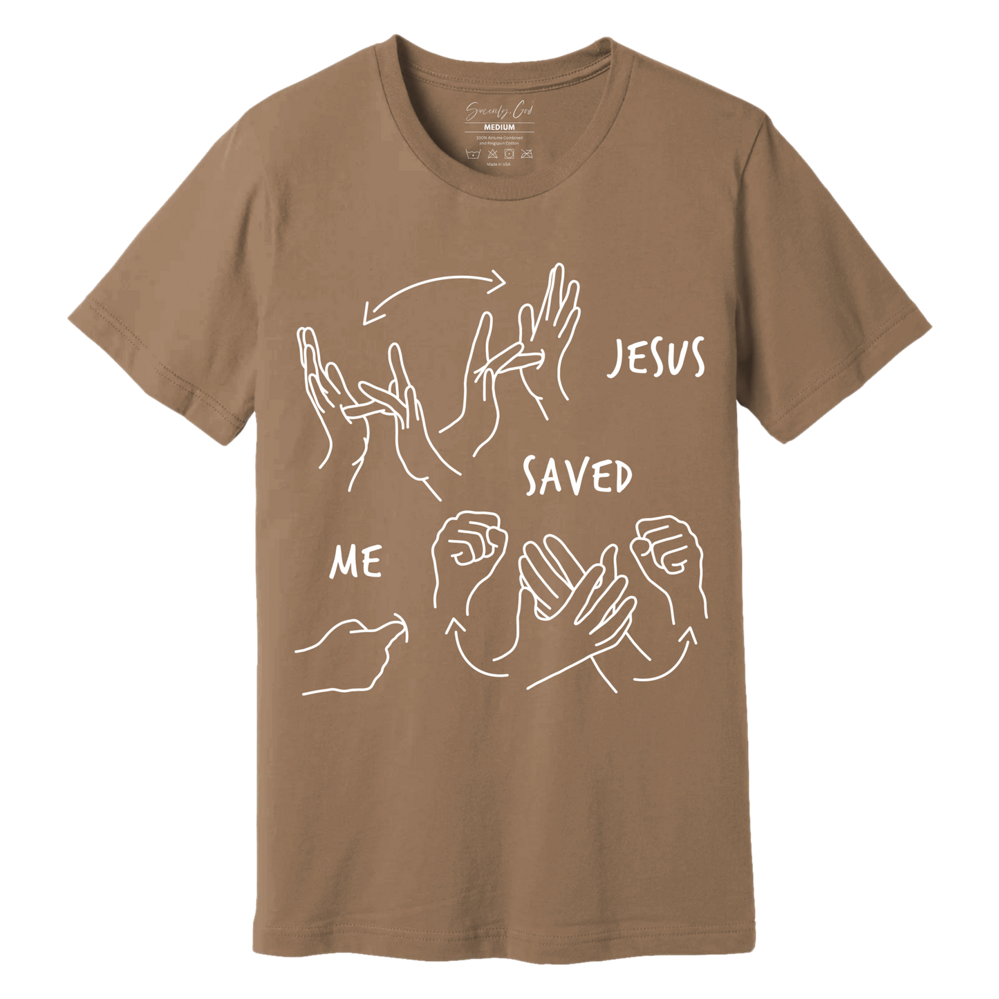 JESUS SAVED ME ASL T-SHIRT