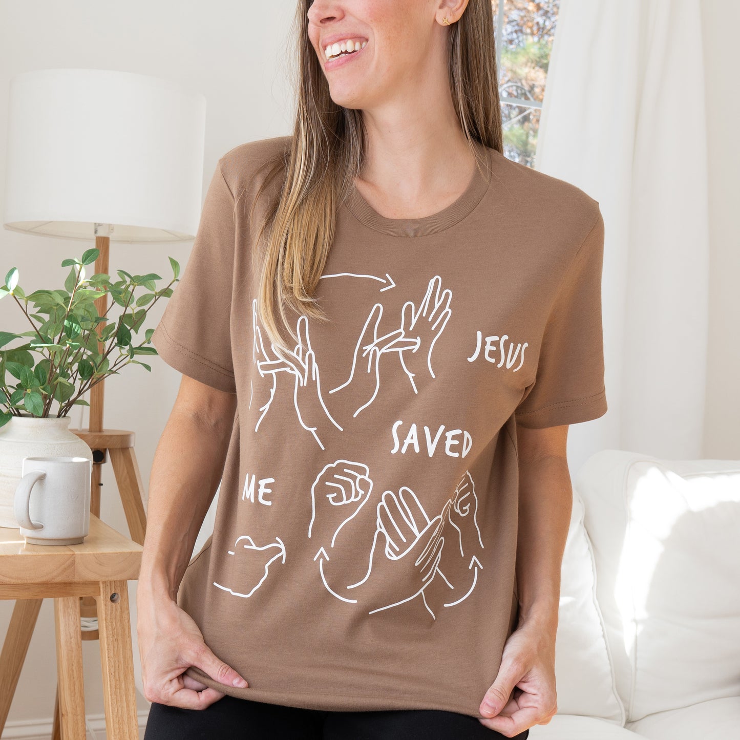 JESUS SAVED ME ASL T-SHIRT