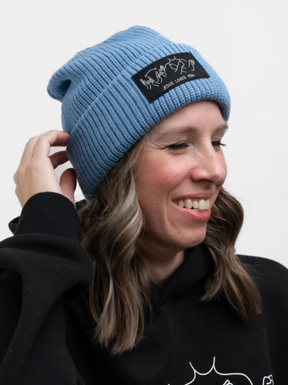 JESUS LOVES YOU ASL BEANIE