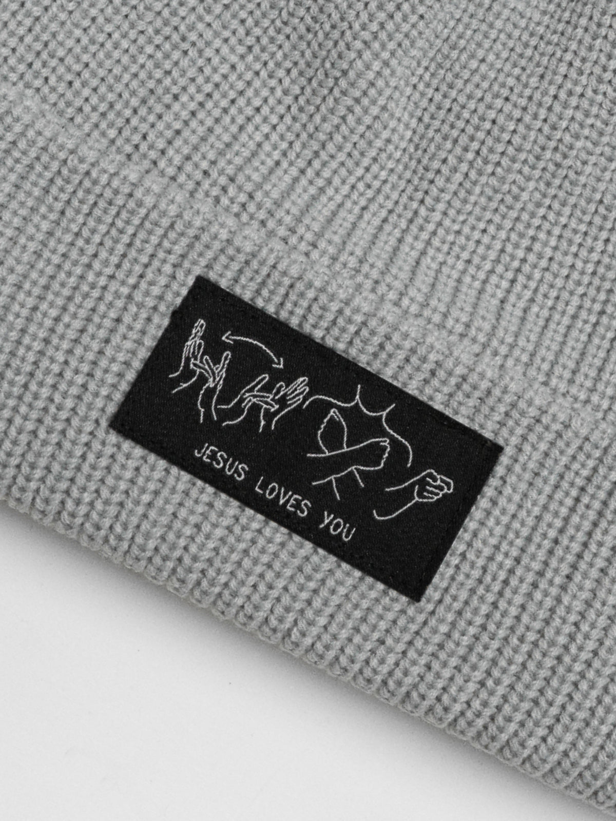 JESUS LOVES YOU ASL BEANIE