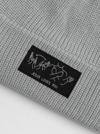 JESUS LOVES YOU ASL BEANIE