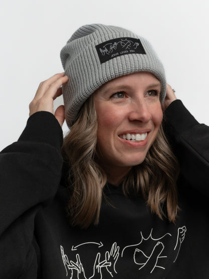 JESUS LOVES YOU ASL BEANIE