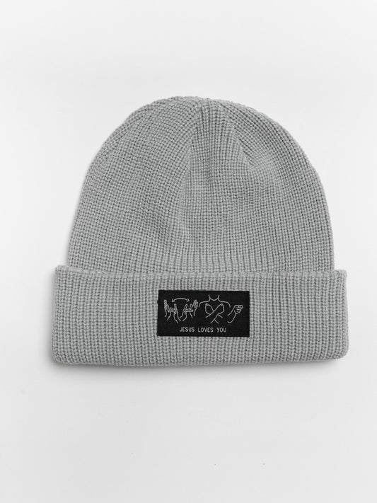 JESUS LOVES YOU ASL BEANIE