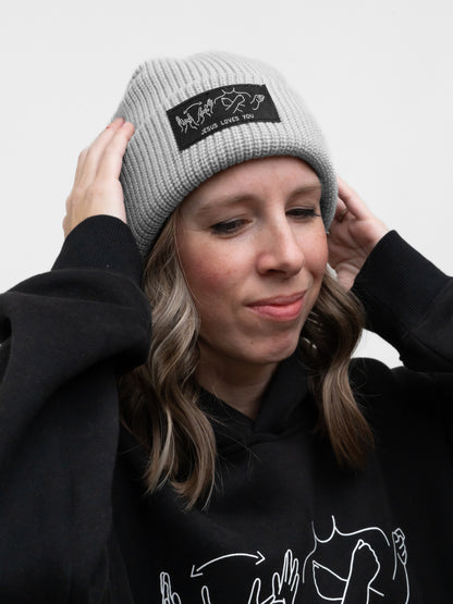 JESUS LOVES YOU ASL BEANIE