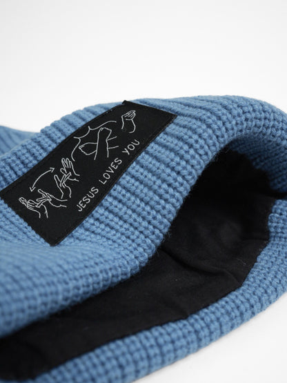 JESUS LOVES YOU ASL BEANIE