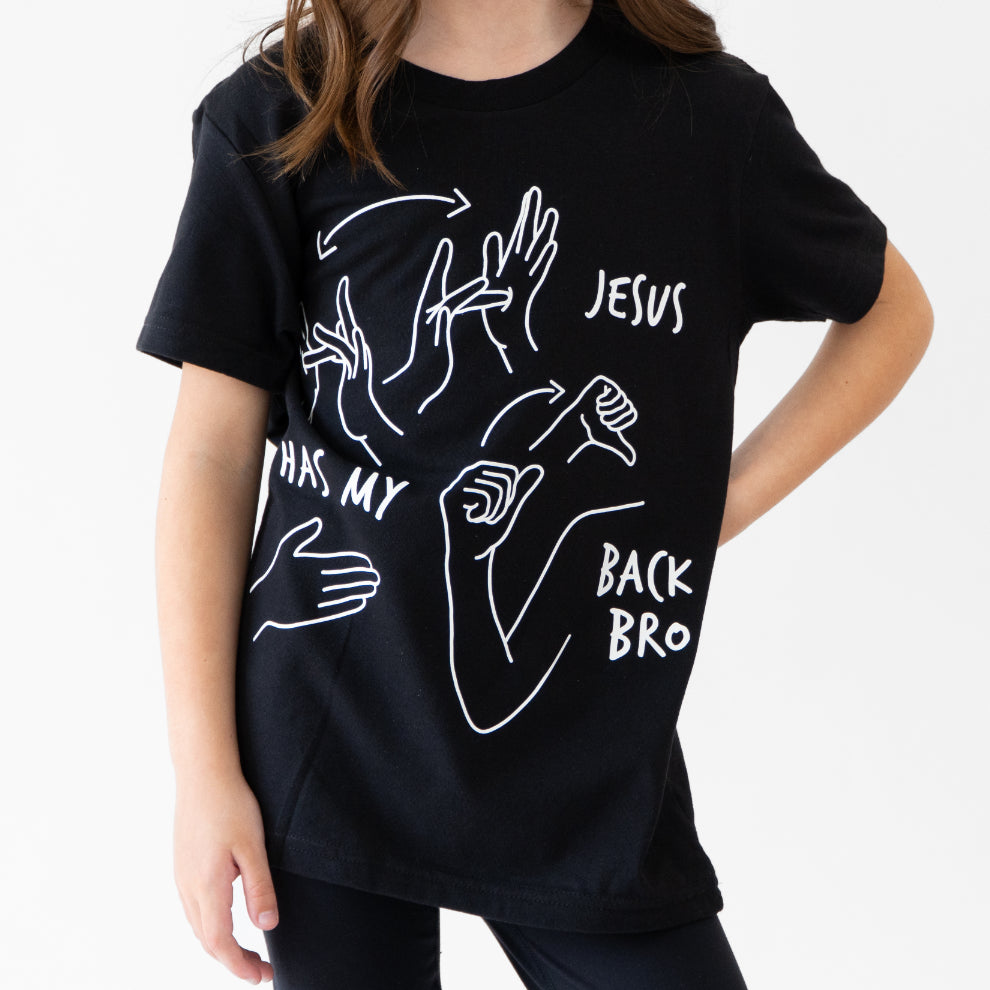 JESUS HAS MY BACK BRO YOUTH TEE