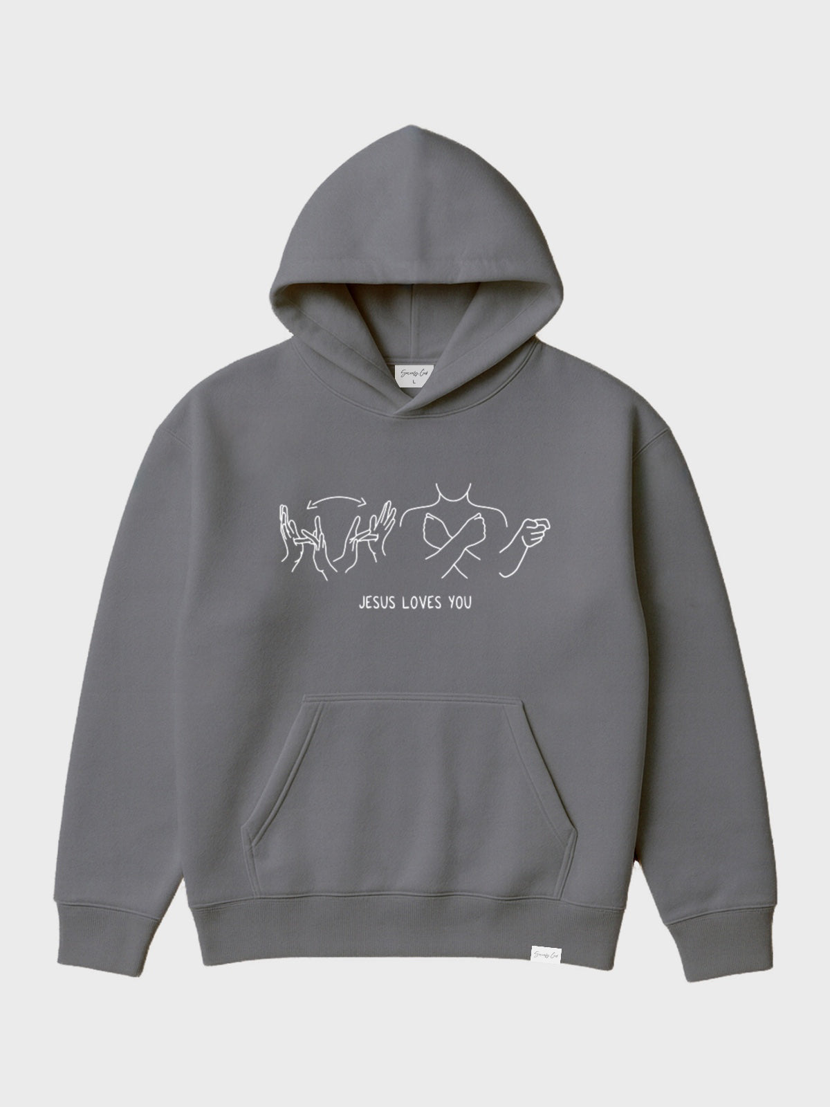 JESUS LOVES YOU ASL HOODIE