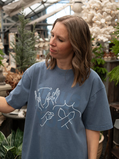 JESUS LOVES YOU ASL T-SHIRT