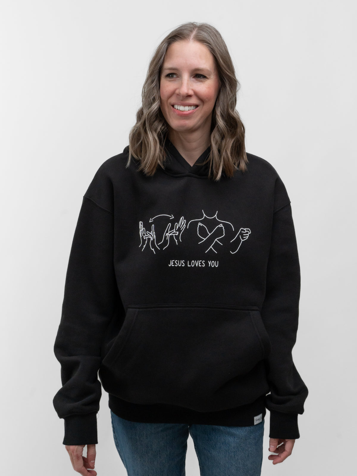 JESUS LOVES YOU ASL HOODIE