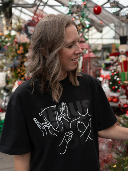 JESUS LOVES YOU ASL T-SHIRT