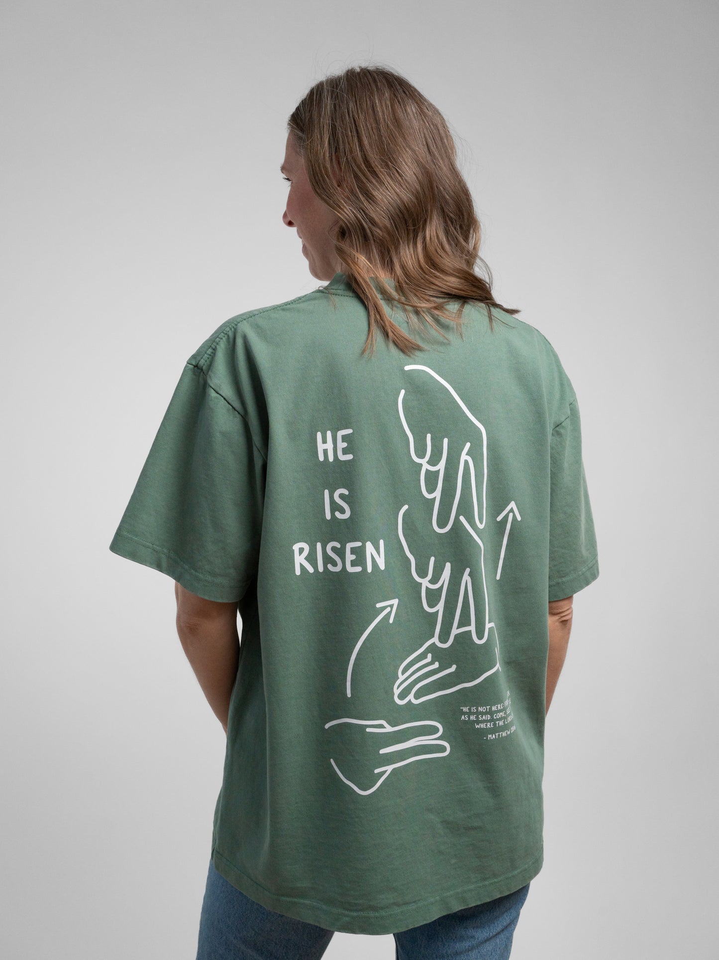 HE IS RISEN ASL T-SHIRT - HOSANNA