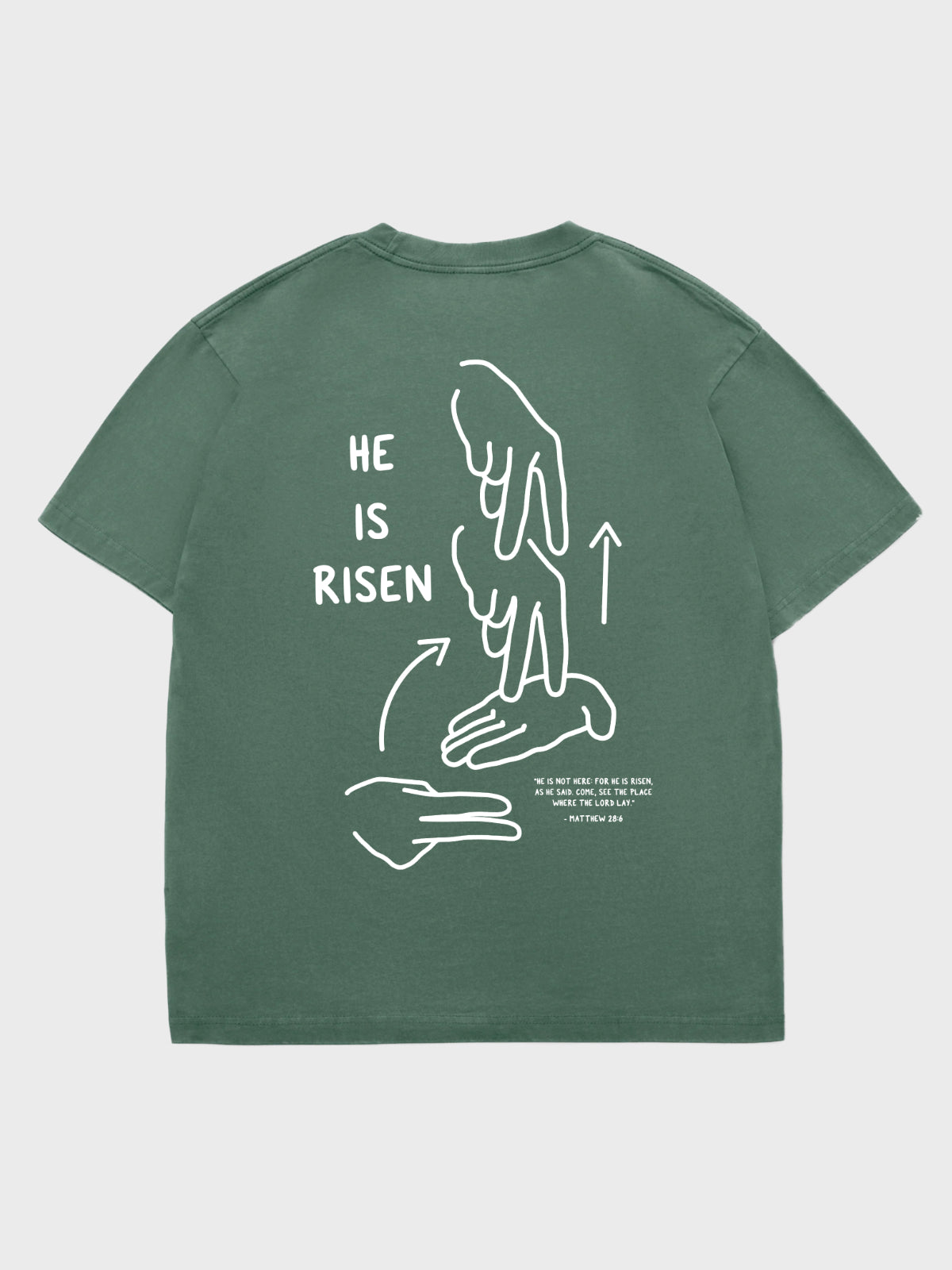 HE IS RISEN ASL T-SHIRT - HOSANNA
