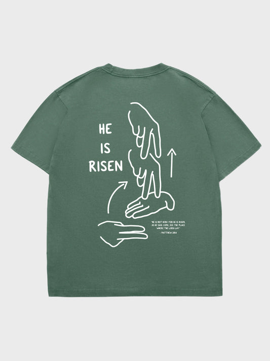 HE IS RISEN ASL T-SHIRT - HOSANNA