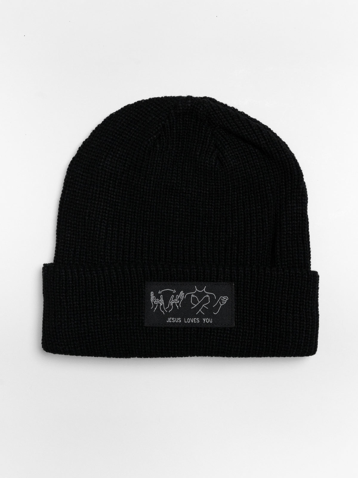 JESUS LOVES YOU ASL BEANIE
