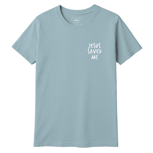 JESUS SAVED ME ASL T-SHIRT (POCKET + BACK)
