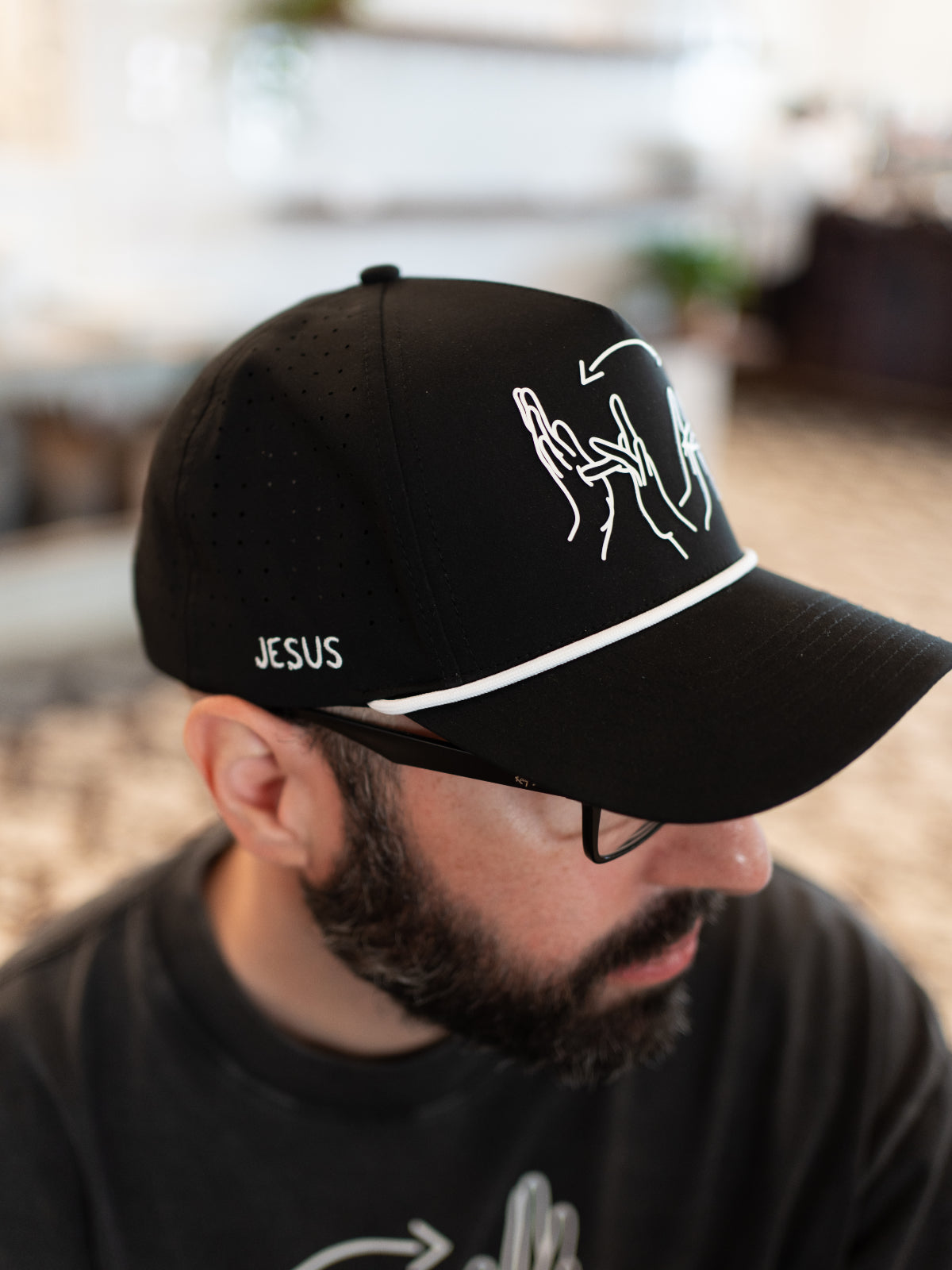 JESUS ASL SNAPBACK HAT