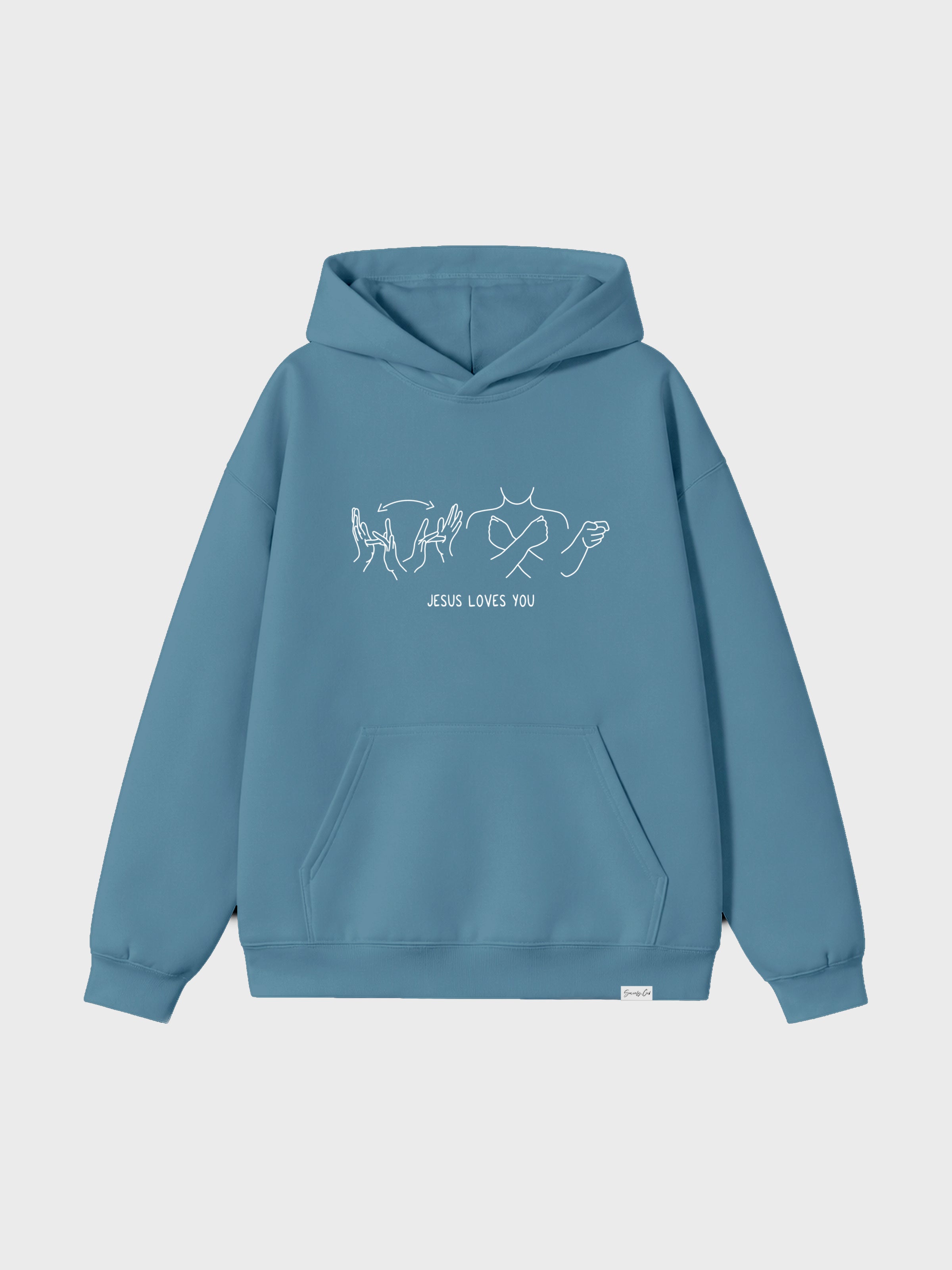 JESUS LOVES YOU ASL HOODIE - LIVING WATER – Sincerely, God