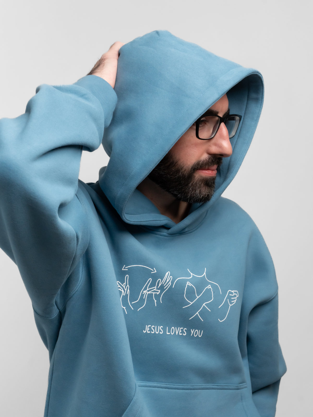 JESUS LOVES YOU ASL HOODIE