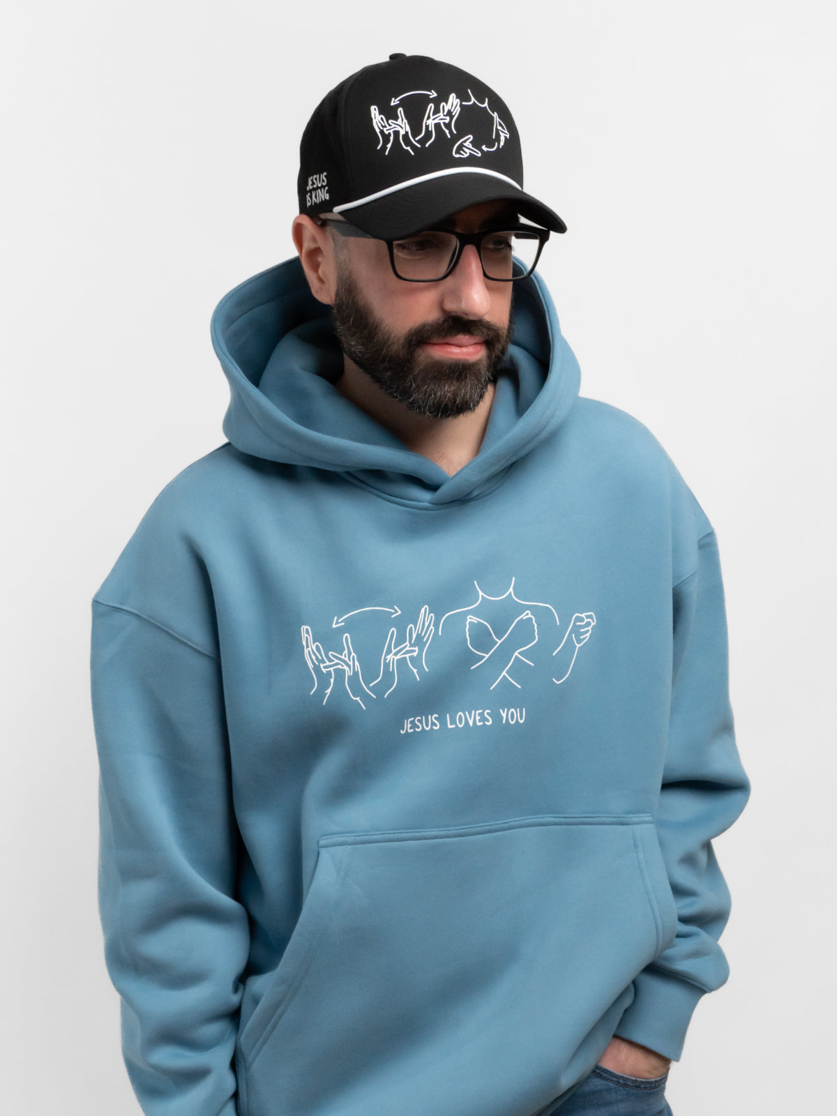 JESUS LOVES YOU ASL HOODIE