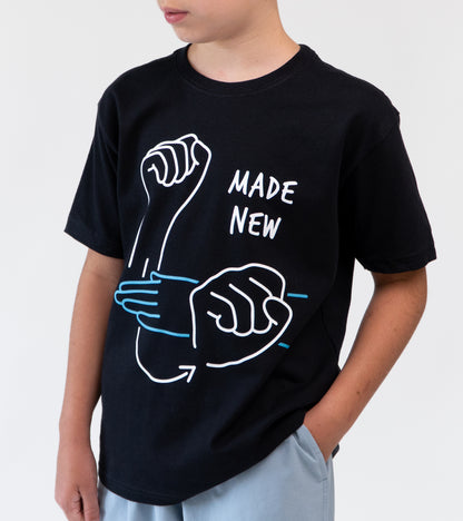 MADE NEW – Kids ASL T-shirt