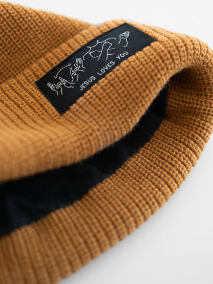 JESUS LOVES YOU ASL BEANIE