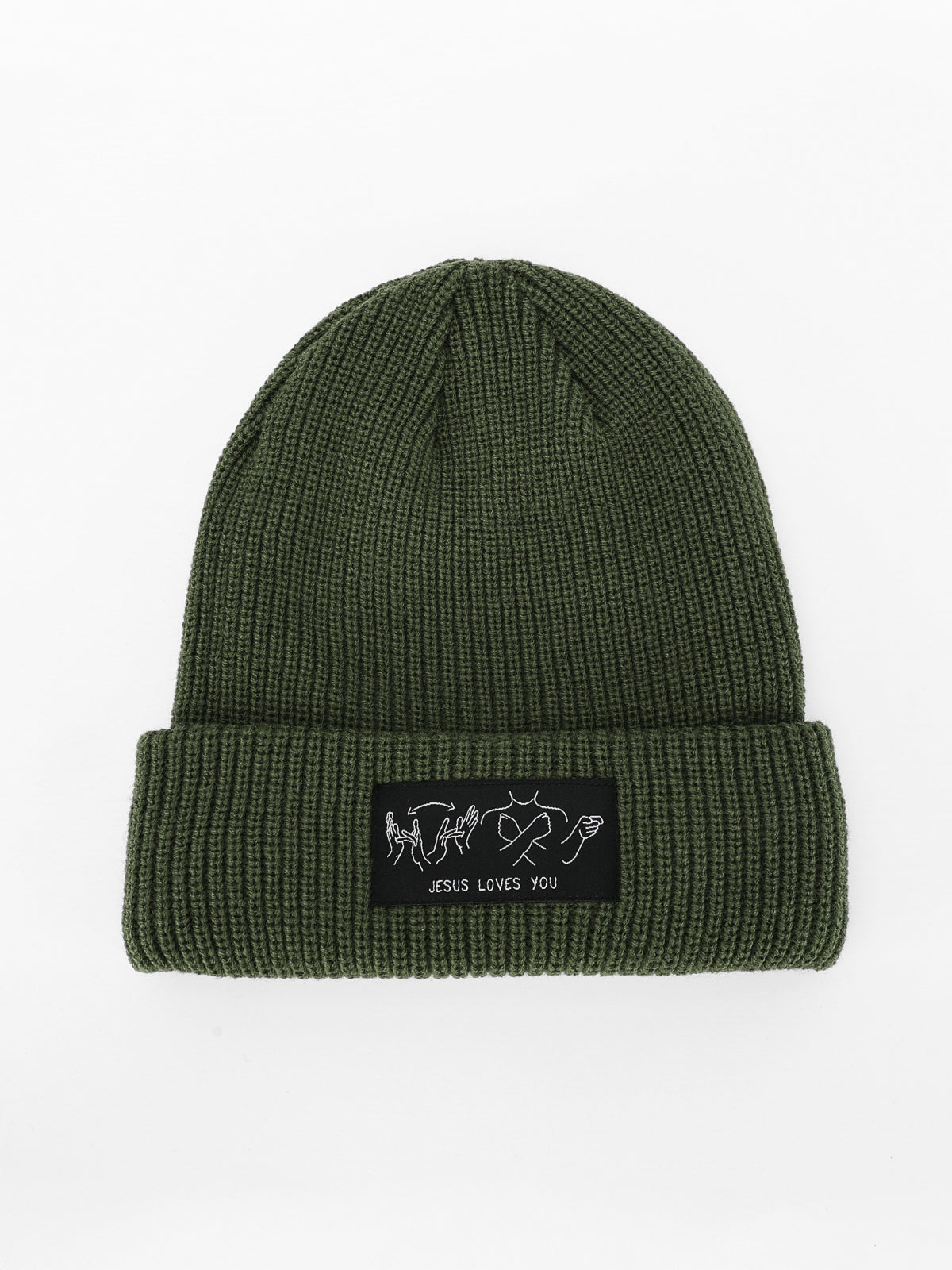 JESUS LOVES YOU ASL BEANIE