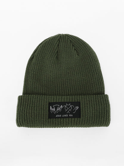 JESUS LOVES YOU ASL BEANIE