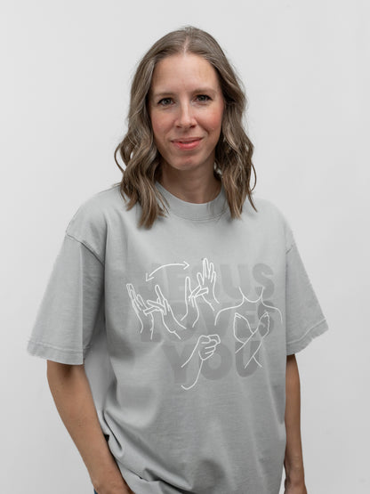 JESUS LOVES YOU ASL T-SHIRT