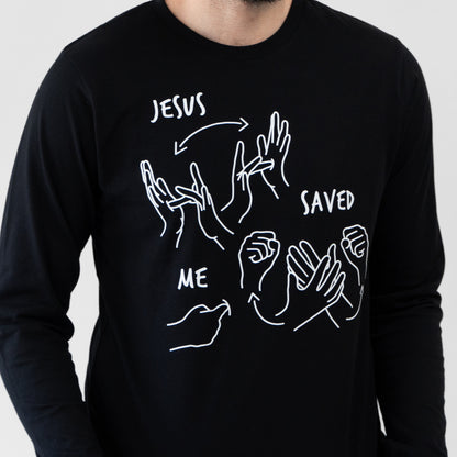 JESUS SAVED ME LONG SLEEVE